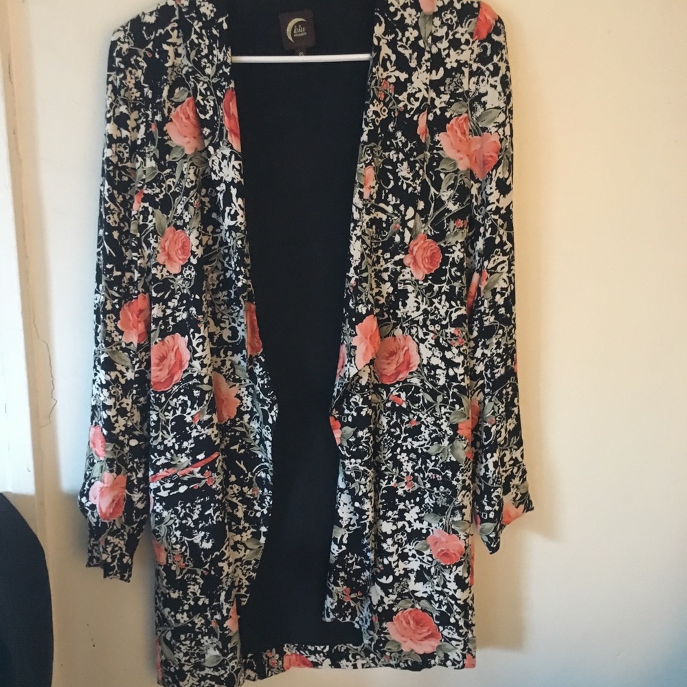 Fully Lined Floral Blazer